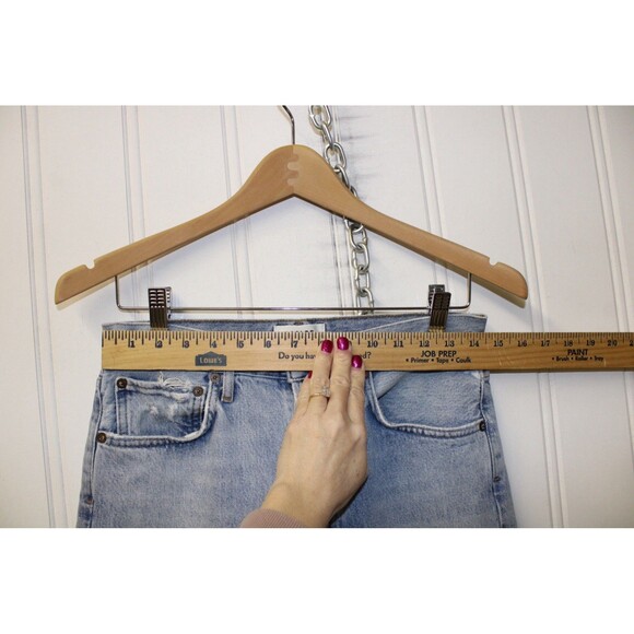 AGOLDE Womens Jeans 90s Pinch Waist Hi Rise Straight Distressed Size 26 28x27 - Picture 3 of 10